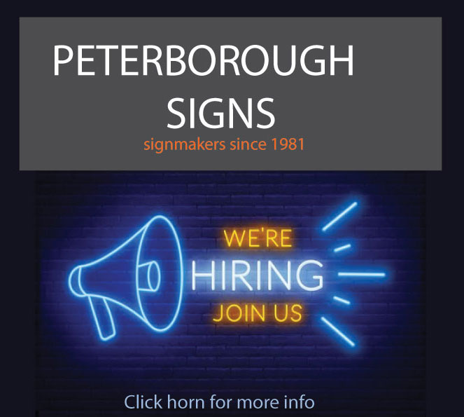 We are Hiring - Sign Maker fitter wanted Peterborough